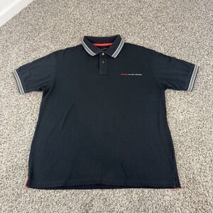Vodafone Mclaren Mercedes F1 Racing Polo Shirt Mens XXL Black Driven To Win